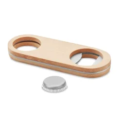 Gift Campaign Apribottiglie gadget in di bambù Metalwood Small></noscript> Apribottiglie Personalizzati