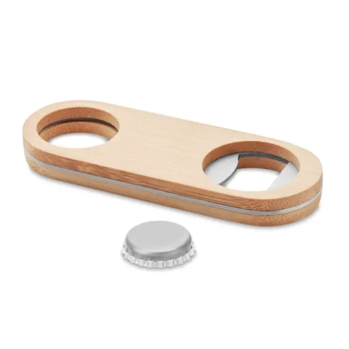 Gift Campaign Apribottiglie gadget in di bambù Metalwood Small> Apribottiglie Personalizzati