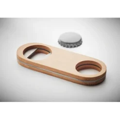 Gift Campaign Apribottiglie gadget in di bambù Metalwood Small></noscript> Apribottiglie Personalizzati