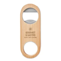 Gift Campaign Apribottiglie gadget in di bambù Metalwood Small></noscript> Apribottiglie Personalizzati