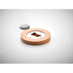 Gift Campaign Apribottiglie personalizzati con funzione di sottobicchieri Round Bamboo></noscript> Apribottiglie Personalizzati