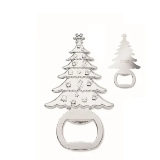 Gift Campaign Apribottiglie promozionale in lega di zinco a forma di albero Natale> Apribottiglie Personalizzati|Gadget Natalizi