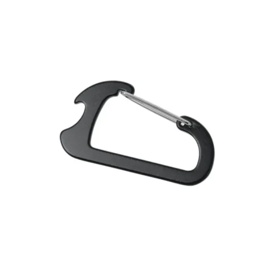 Gift Campaign Apribottiglie promozionale a forma di moschettone d'alluminio AluClip> Apribottiglie Personalizzati