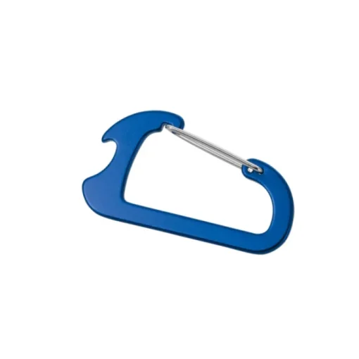 Gift Campaign Apribottiglie promozionale a forma di moschettone d'alluminio AluClip> Apribottiglie Personalizzati