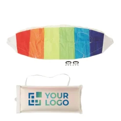 Gift Campaign Aquilone colori arcobaleno in sacchetto a tracolla con logo Rainbow></noscript> Giochi E Passatempo