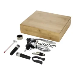 Gift Campaign Articoli promozionali per vino 9 accessori in acciaio Gran Reserva> Gadget Per Vino