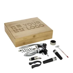 Gift Campaign Articoli promozionali per vino 9 accessori in acciaio Gran Reserva></noscript> Gadget Per Vino