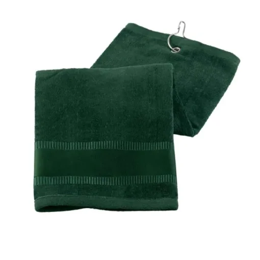Gift Campaign Asciugamano da golf con logo e gancetto in cotone 430 g/m2 Club> Asciugamani Sportivi|Asciugamani Personalizzati