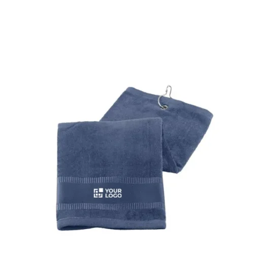 Gift Campaign Asciugamano da golf con logo e gancetto in cotone 430 g/m2 Club> Asciugamani Sportivi|Asciugamani Personalizzati