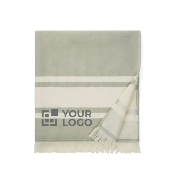 Gift Campaign Asciugamano hammam da spiaggia ad asciugatura rapida in cotone 360g/m2> Teli Mare|Asciugamani Personalizzati