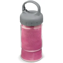 Gift Campaign Asciugamano in microfibra 30x90cm in barattolo trasparente con manico></noscript> Asciugamani Sportivi|Asciugamani Personalizzati