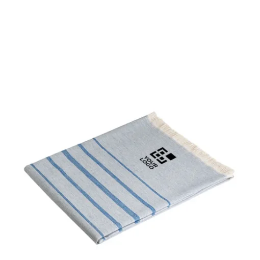 Gift Campaign Asciugamano mare a righe in cotone certificato 260 g/m2> Teli Mare|Asciugamani Personalizzati