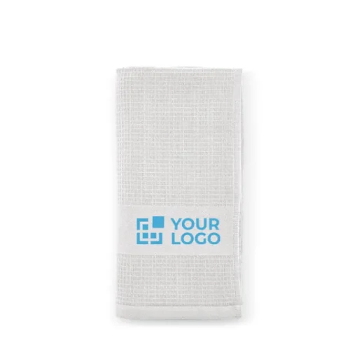 Gift Campaign Asciugamano trama a nido d'ape 50 x 100 cm in cotone riciclato 500g/m2> Asciugamani Personalizzati