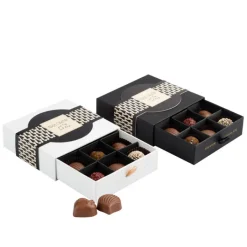 Gift Campaign Assortimenti di cioccolatini al latte e tartufi in confezione elegante></noscript> Cioccolatini