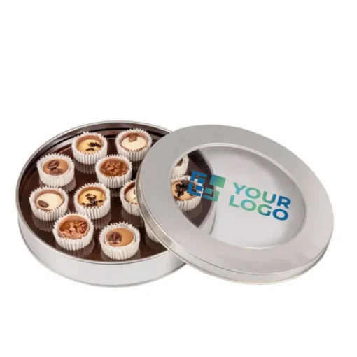 Gift Campaign Assortimento di cioccolatini della Noble in scatola personalizzabile> Cioccolatini