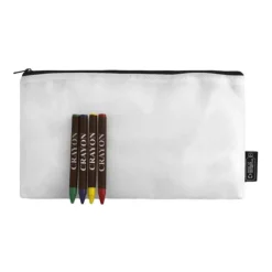 Gift Campaign Astuccio con cerniera nera in tnt riciclato RPET da 80 g/m2> Astucci