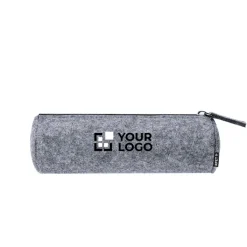 Gift Campaign Astuccio cilindrico in feltro RPET con chiusura lampo><noscript><img width=