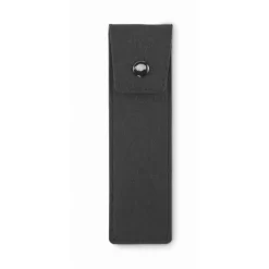 Gift Campaign Astuccio con chiusura a bottone in feltro rPET per 2 penne> Gadget Per L'Ufficio