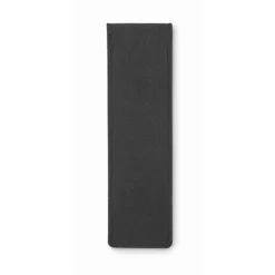 Gift Campaign Astuccio con chiusura a bottone in feltro rPET per 2 penne> Gadget Per L'Ufficio