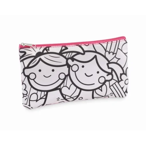 Gift Campaign Astuccio con disegno prestampato su lato colorabile con 4 pennarelli> Astucci