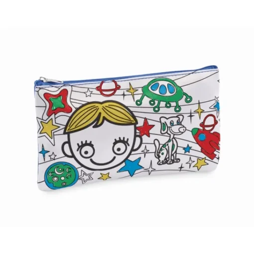 Gift Campaign Astuccio con disegno prestampato su lato colorabile con 4 pennarelli> Astucci