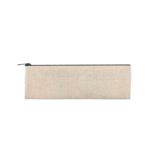 Gift Campaign Astuccio promozionale in juta e cotone con sei accessori Natura> Gadget Per La Scuola|Astucci
