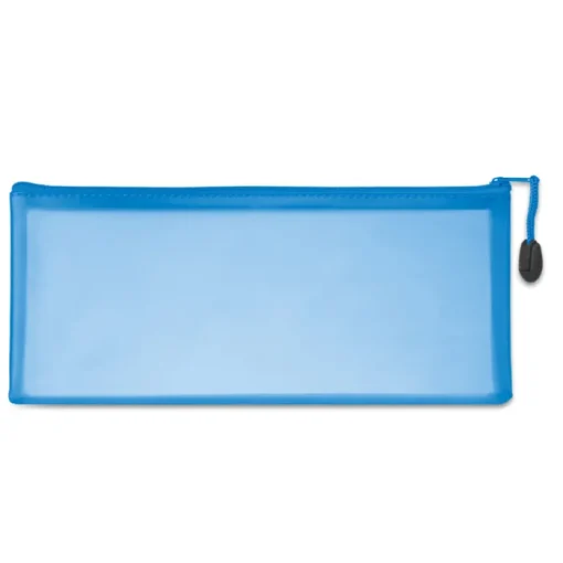 Gift Campaign Astuccio pubblicitario in PVC trasparente azzurro ClearView> Regali Per Bambini|Astucci