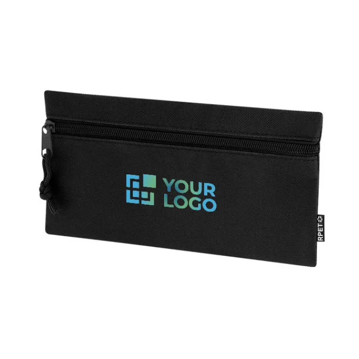 Gift Campaign Astuccio rettangolare in RPET con cerniera frontale coordinata> Astucci