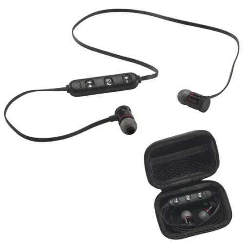 Gift Campaign Auricolari bluetooth 4.1 con custodia e batteria da 50mAh Acoustics> Auricolari Personalizzati