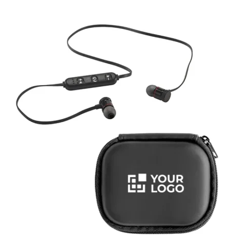 Gift Campaign Auricolari bluetooth 4.1 con custodia e batteria da 50mAh Acoustics> Auricolari Personalizzati