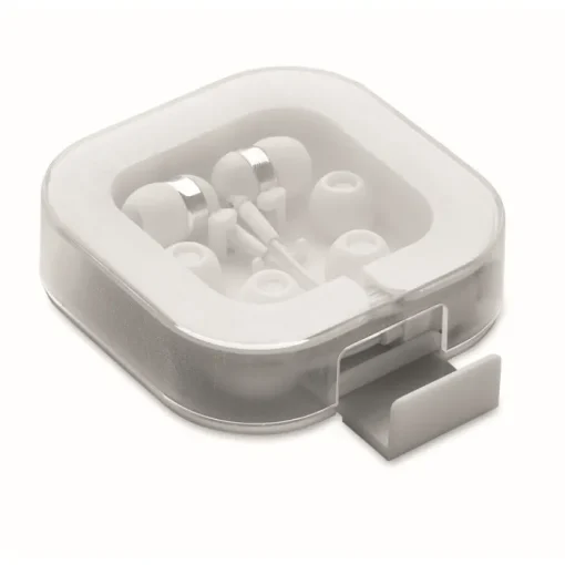 Gift Campaign Auricolari con isolamento acustico in scatola con supporto per telefono> Auricolari Personalizzati