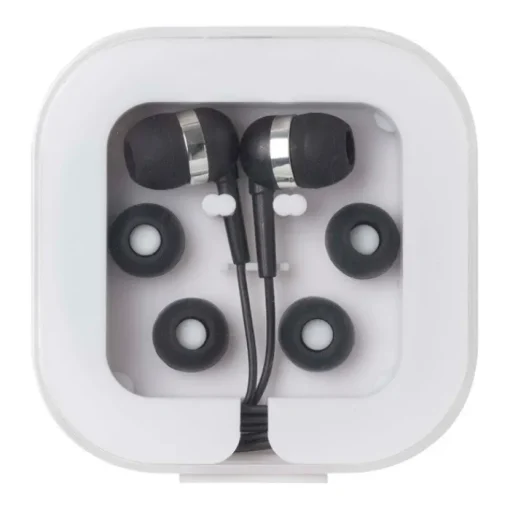 Gift Campaign Auricolari confortevoli USB C con custodia in plastica riciclata> Auricolari Personalizzati
