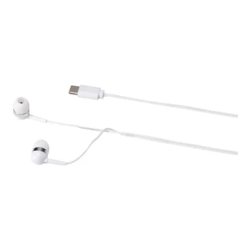 Gift Campaign Auricolari confortevoli USB C con custodia in plastica riciclata> Auricolari Personalizzati