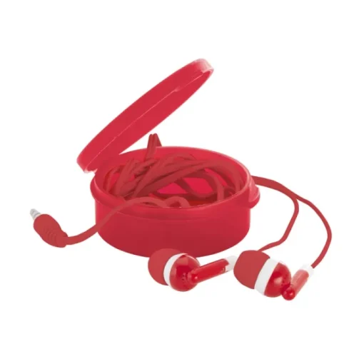 Gift Campaign Auricolari economici in scatolina rotonda Chorus> Auricolari Personalizzati