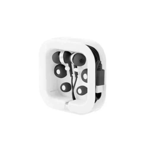 Gift Campaign Auricolari in ABS con microfono e due paia di adattatori in silicone> Auricolari Personalizzati