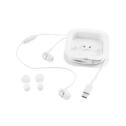 Gift Campaign Auricolari in ABS con microfono e due paia di adattatori in silicone></noscript> Auricolari Personalizzati