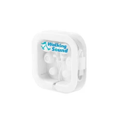 Gift Campaign Auricolari in ABS con microfono e due paia di adattatori in silicone> Auricolari Personalizzati