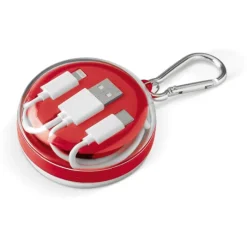 Gift Campaign Auricolari in custodia con moschettone che include cavetto di ricarica></noscript> Auricolari Personalizzati