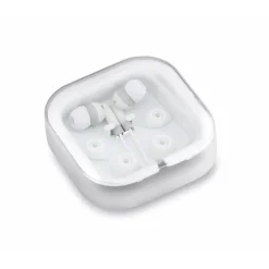 Gift Campaign Auricolari in vari colori con connessione jack in custodia quadrata><noscript><img width=