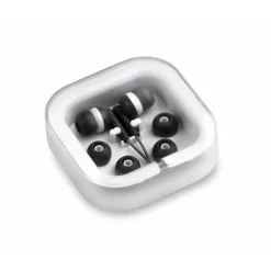 Gift Campaign Auricolari in vari colori con connessione jack in custodia quadrata><noscript><img width=