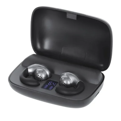 Gift Campaign Auricolari Open Ear con custodia che funge da powerbank da 1.200mAh> Power Bank Personalizzati|Auricolari Personalizzati