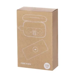 Gift Campaign Auricolari Open Ear con custodia che funge da powerbank da 1.200mAh></noscript> Power Bank Personalizzati|Auricolari Personalizzati
