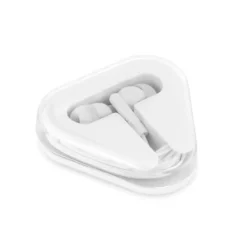 Gift Campaign Auricolari promozionali con cavetto in astuccio triangolare Bass><noscript><img width=