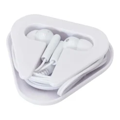 Gift Campaign Auricolari semplici con connettore audio e custodia triangolare></noscript> Auricolari Personalizzati