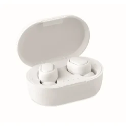 Gift Campaign Auricolari senza fili personalizzati con logo in ABS riciclato Ring> Auricolari Personalizzati
