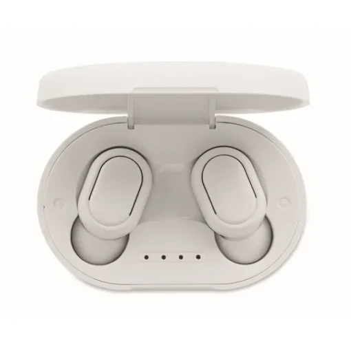 Gift Campaign Auricolari senza fili personalizzati con logo in ABS riciclato Ring> Auricolari Personalizzati