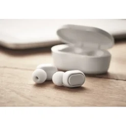 Gift Campaign Auricolari senza fili personalizzati con logo in ABS riciclato Ring></noscript> Auricolari Personalizzati