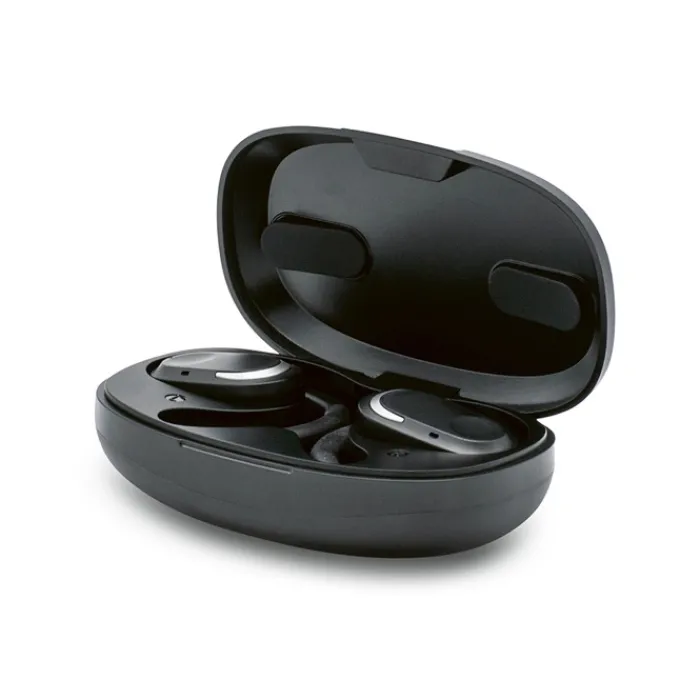 Gift Campaign Auricolari sportivi dal design aperto con sistema di bassi premium> Auricolari Personalizzati