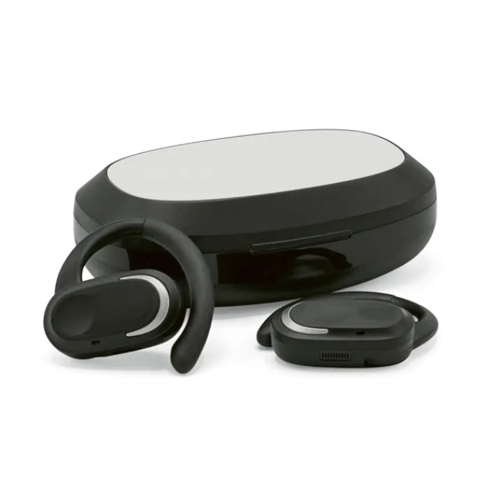 Gift Campaign Auricolari sportivi dal design aperto con sistema di bassi premium> Auricolari Personalizzati