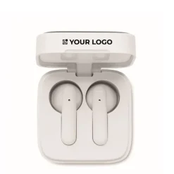 Gift Campaign Auricolari TWS 5.3 con microfono e scatolina in ABS con dettaglio nero></noscript> Auricolari Personalizzati